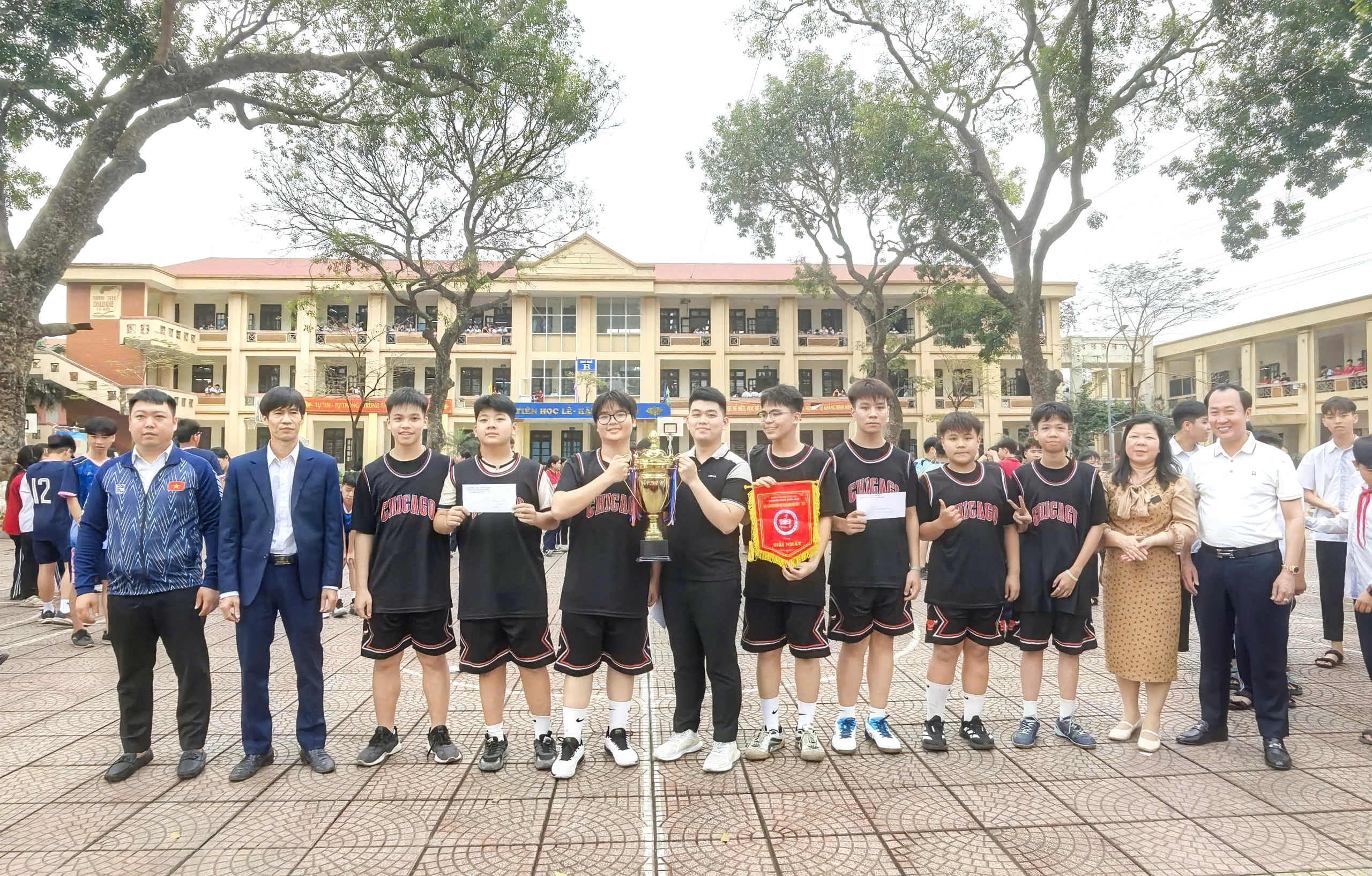 Trường THCS Châu Khê tổ chức giải bóng rổ lần thứ nhất, năm học 2025 – 2026